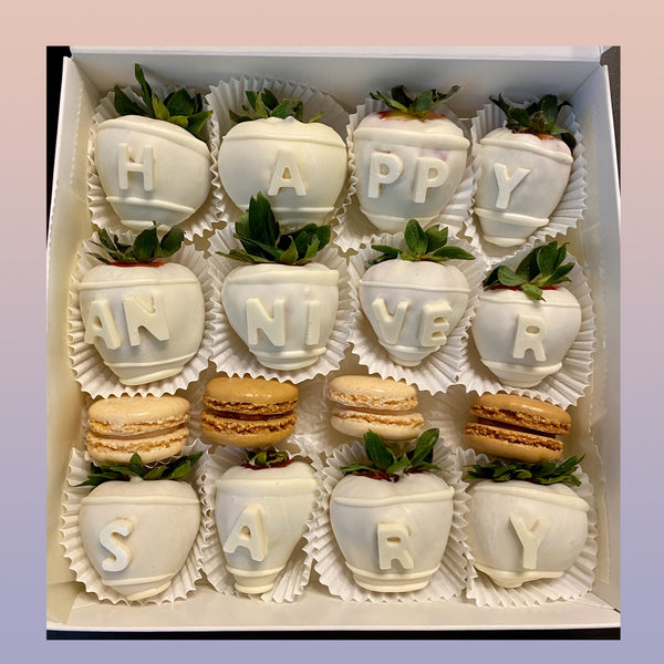 HAPPY ANNIVERSARY STRAWBERRIES