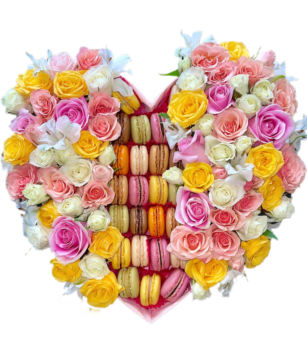 80pcs/pack Flower Bouquet Accessories Set Including Heart-shaped
