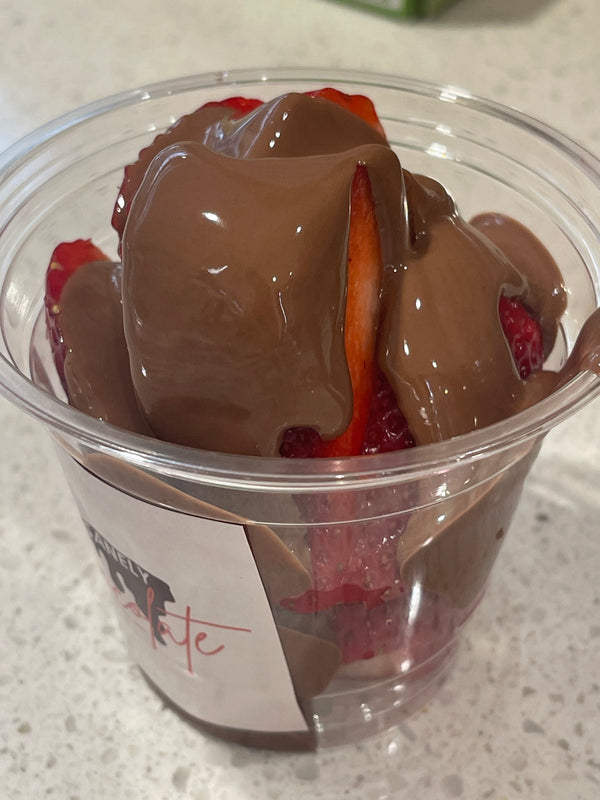 World famous chocolate strawberry cup Pop Up