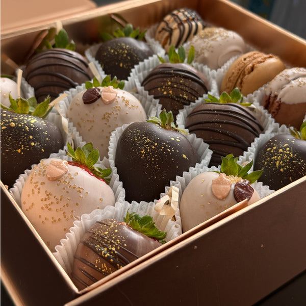 Fall Chocolate Strawberry Gift Box