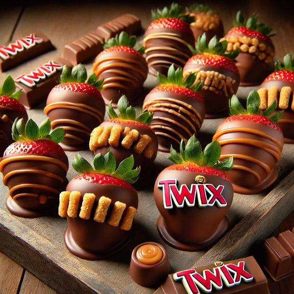 Twix Chocolate Covered Strawberries