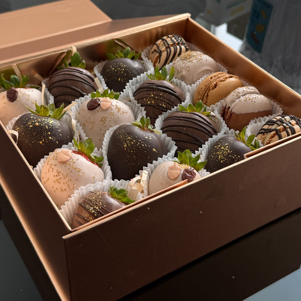 Fall Chocolate Strawberry Gift Box