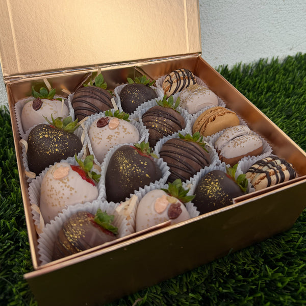 Fall Chocolate Strawberry Gift Box