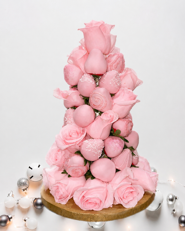 CHOCOLATE DIPPED STRAWBERRY TOWER