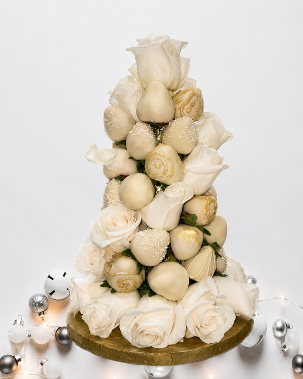 CHOCOLATE DIPPED STRAWBERRY TOWER