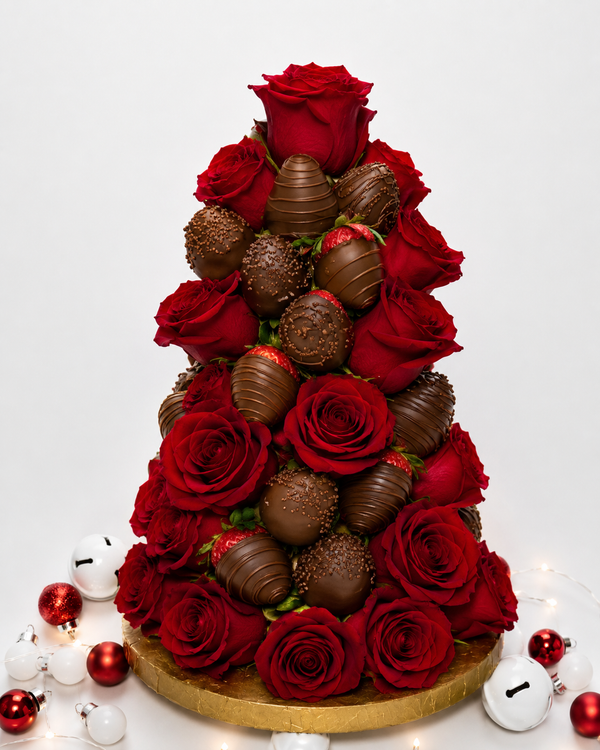 CHOCOLATE DIPPED STRAWBERRY TOWER