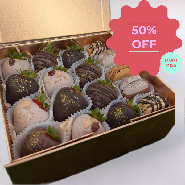 Fall Chocolate Strawberry Gift Box