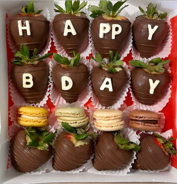 HAPPY BIRTHDAY STRAWBERRIES