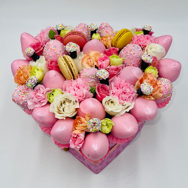 Heart Shaped Boxes with Lids Heart Boxes for Strawberries and Flowers 